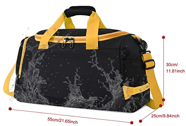 Bag For Men Lightweight Gym Bag With Pockets Waterproof