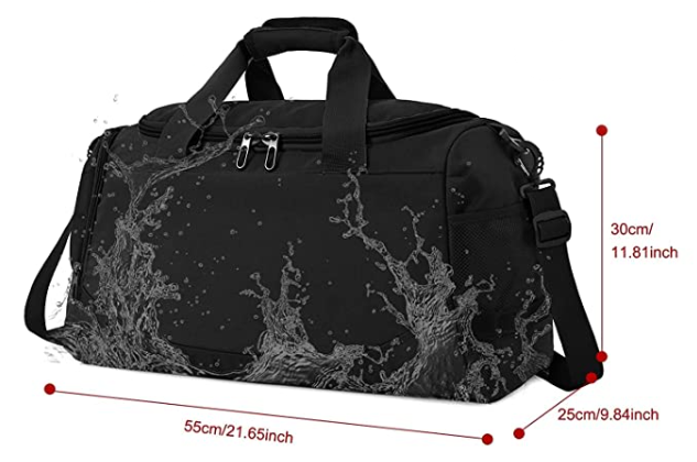 Bag for Men Lightweight Gym Bag with Pockets Waterproof