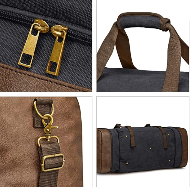 Bag FOR Travel, GYM BAG with Shoes Compartment for Men