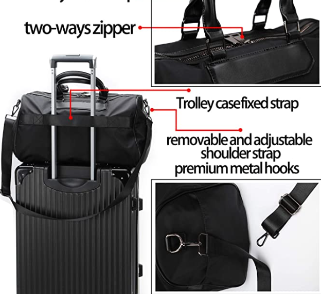 lightweight Gym Bag Waterproof Small Sports Bag for Travel , Men