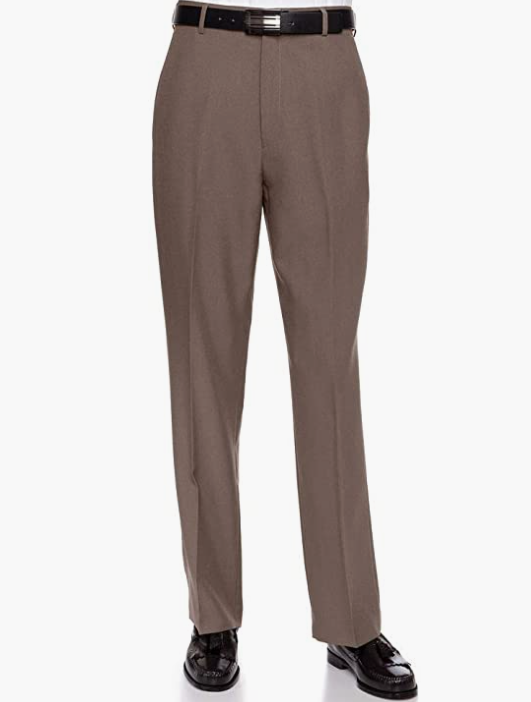 Front Traditional Fit Dress Pant