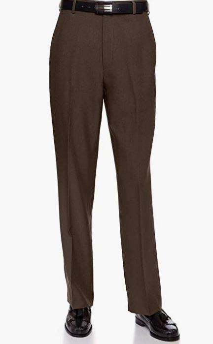 Front Traditional Fit Dress Pant