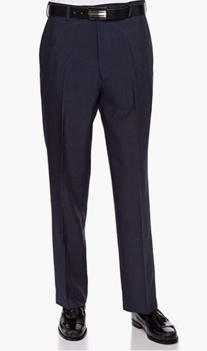 Front Traditional Fit Dress Pant