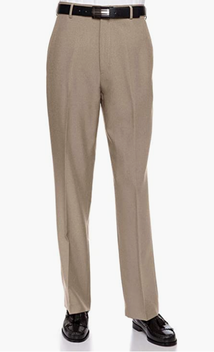 Front Traditional Fit Dress Pant
