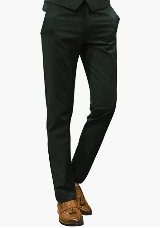 MEN modeling Front Flat Pant for WORK OFFICE , and wedding