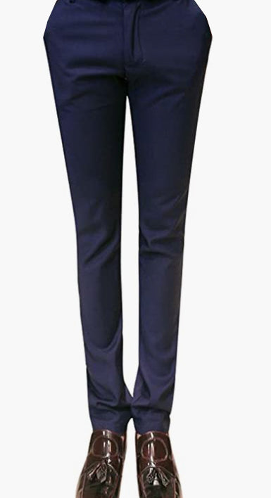 MEN modeling Front Flat Pant for WORK OFFICE , and wedding
