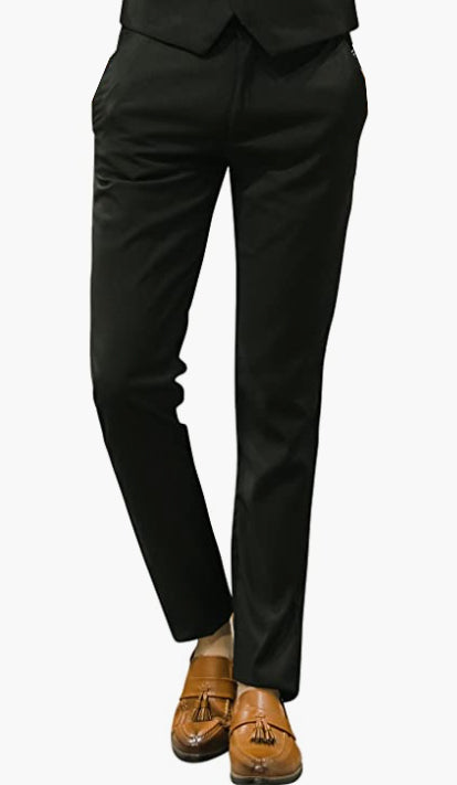 MEN modeling Front Flat Pant for WORK OFFICE , and wedding