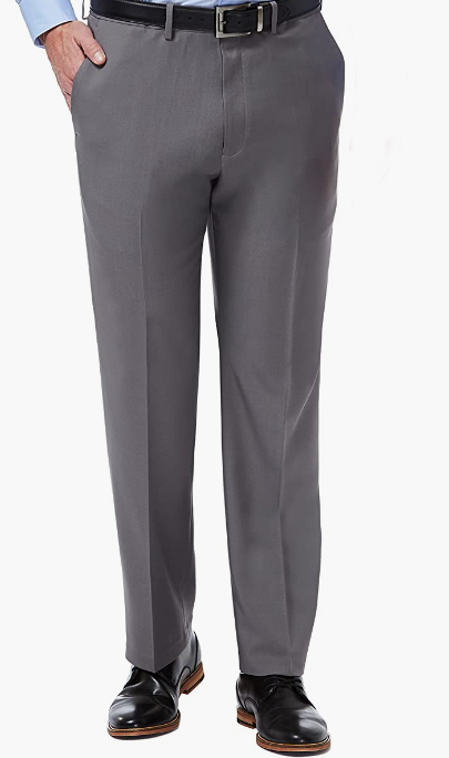Expandable Waist Pant Classic Fit Flat