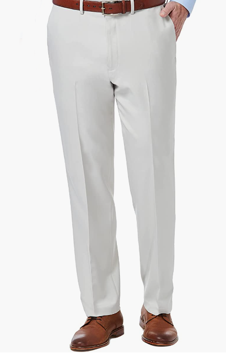 Expandable Waist Pant Classic Fit Flat
