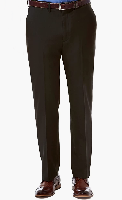 Expandable Waist Pant Classic Fit Flat