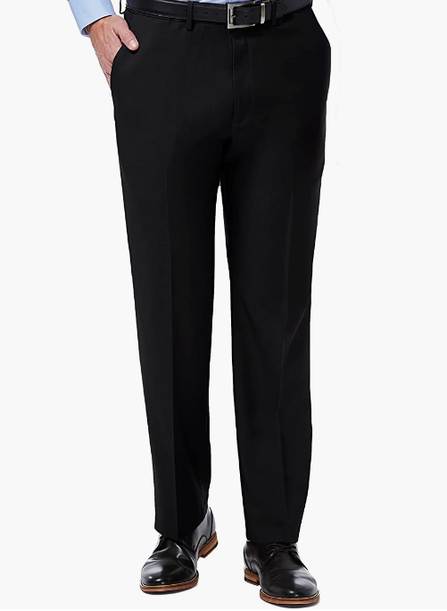 Expandable Waist Pant Classic Fit Flat