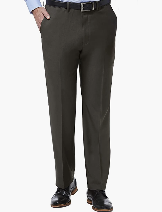 Expandable Waist Pant Classic Fit Flat