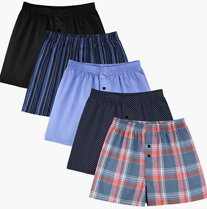 Classic Boxers Shorts Cotton Mens Underwears PACK
