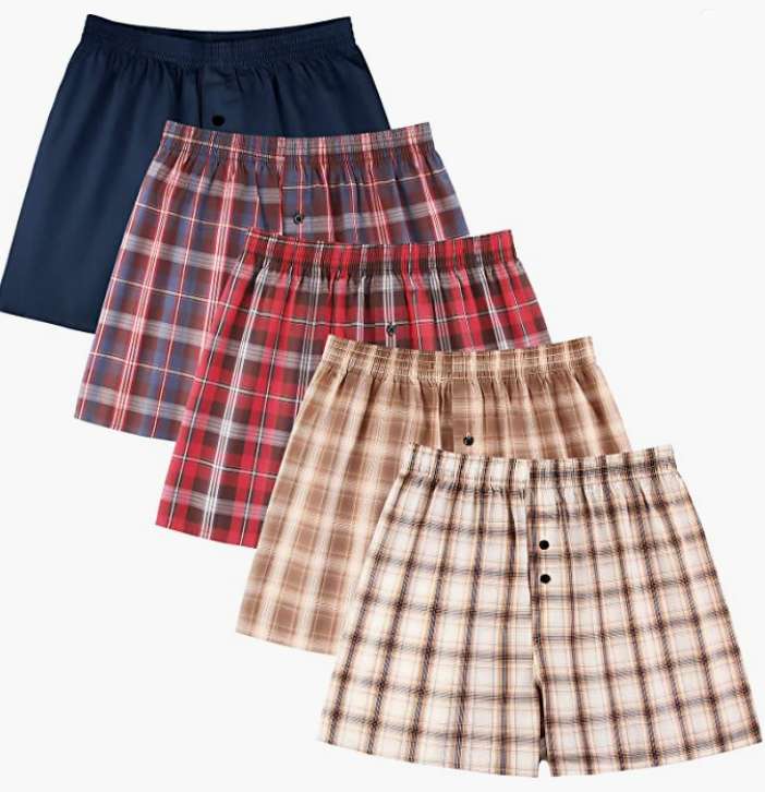 Classic Boxers Shorts Cotton Mens Underwears PACK
