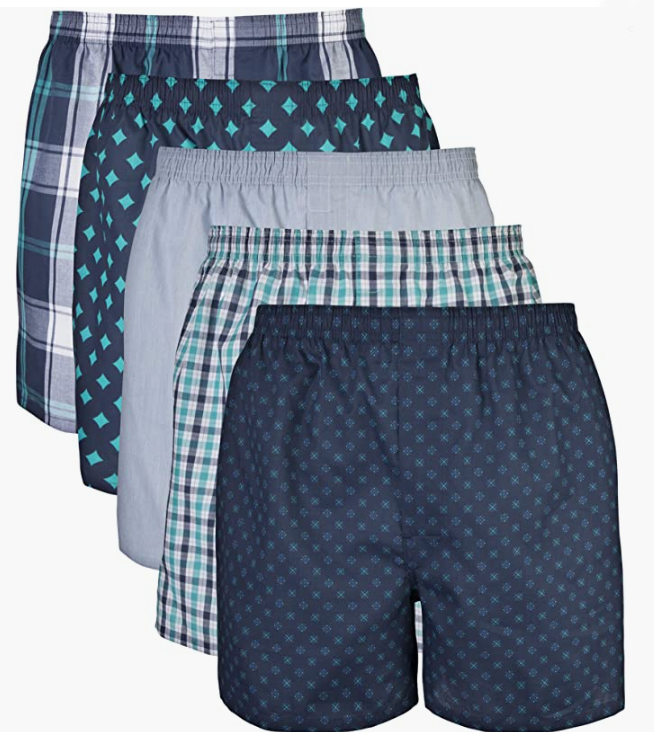 Mens Boxer Underwear 5 Pack