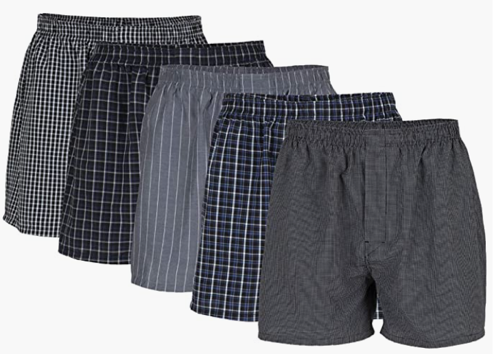 Mens Boxer Underwear 5 Pack