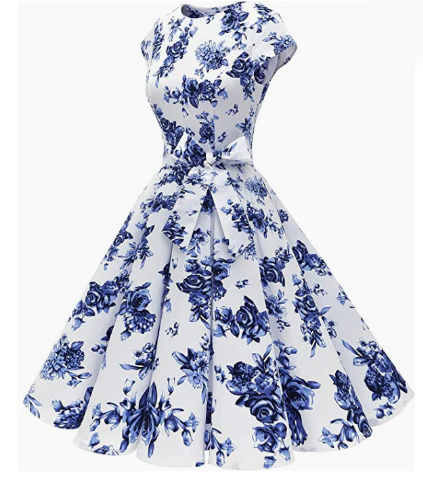 Vintage Prom Party Dress With Belt Success