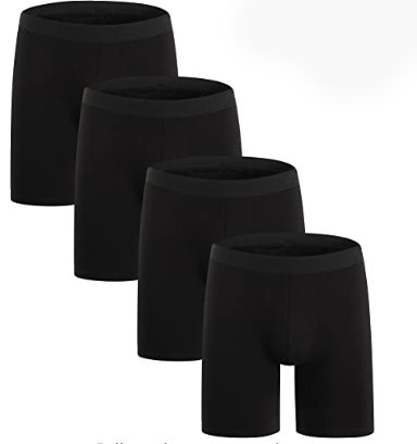 Cotton Boxer Briefs Fit Underwear, 3/4 Pack, 4 Pack