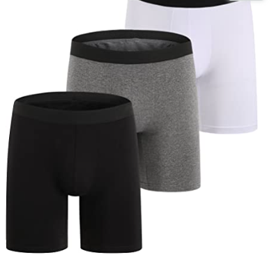 Cotton Boxer Briefs Fit Underwear, 3/4 Pack, 4 Pack