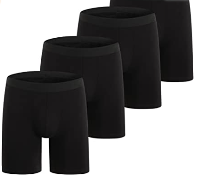 Cotton Boxer Briefs Fit Underwear, 3/4 Pack, 4 Pack