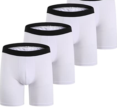 Cotton Boxer Briefs Fit Underwear, 3/4 Pack, 4 Pack