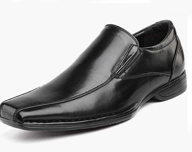 Men's Slip On Classic Square Toe Formal Shoes