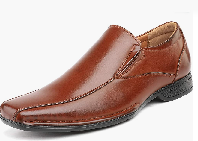 Men's Slip On Classic Square Toe Formal Shoes
