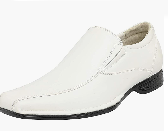 Men's Slip On Classic Square Toe Formal Shoes