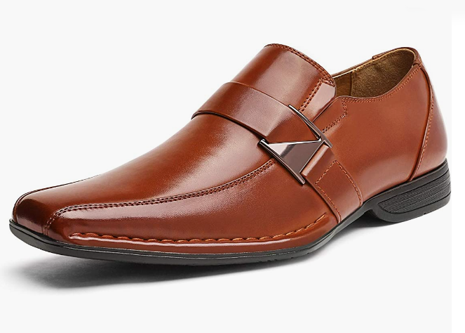 Men's Slip On Classic Square Toe Formal Shoes