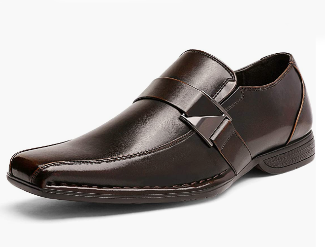 Men's Slip On Classic Square Toe Formal Shoes