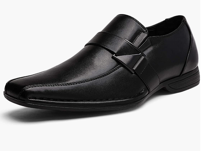 Men's Slip On Classic Square Toe Formal Shoes