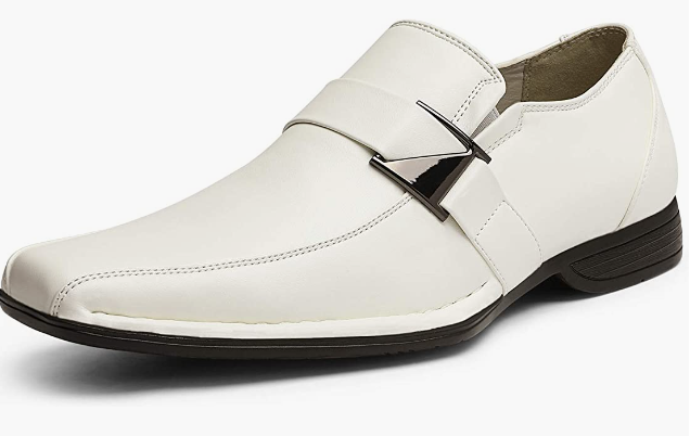 Men's Slip On Classic Square Toe Formal Shoes