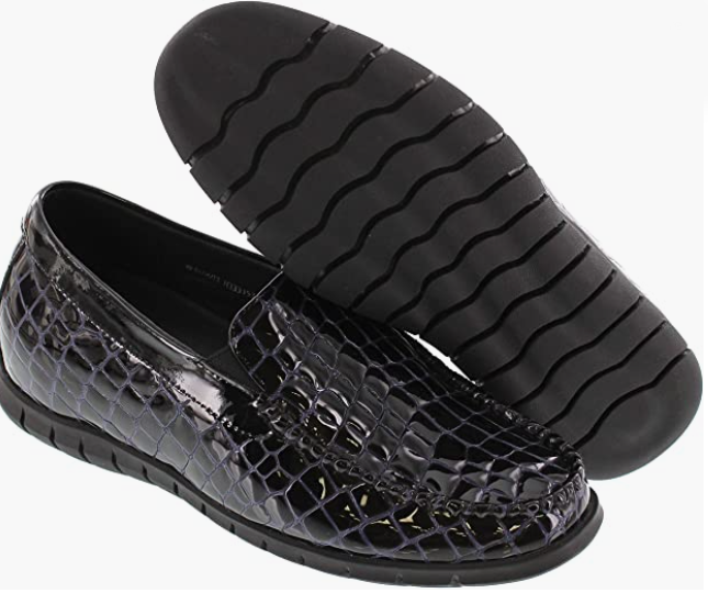 Black & Purple Patent Leather classic shoes