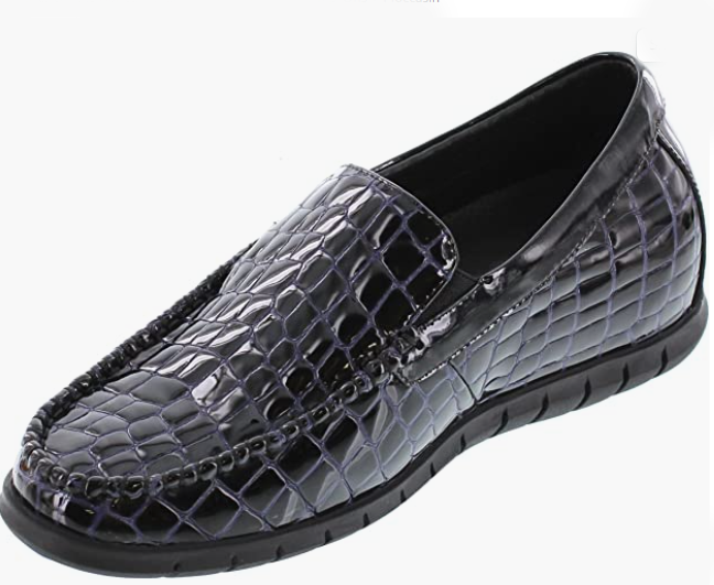 Black & Purple Patent Leather classic shoes