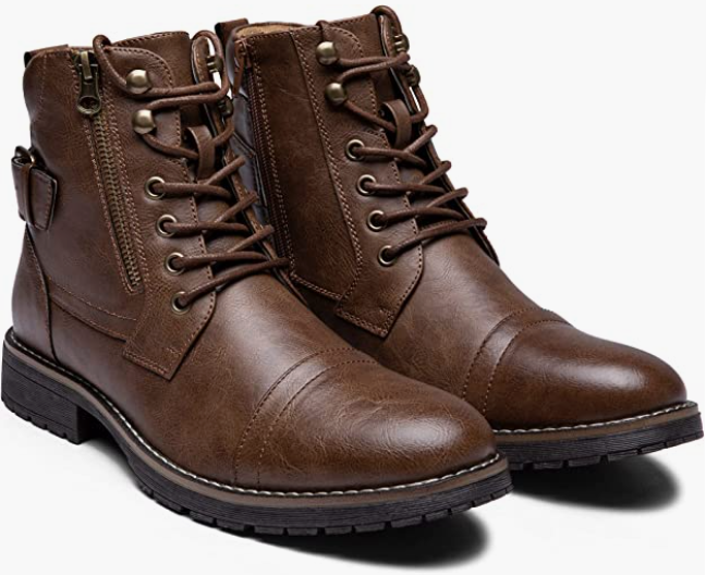 Men's Boots Fashion with Zipper