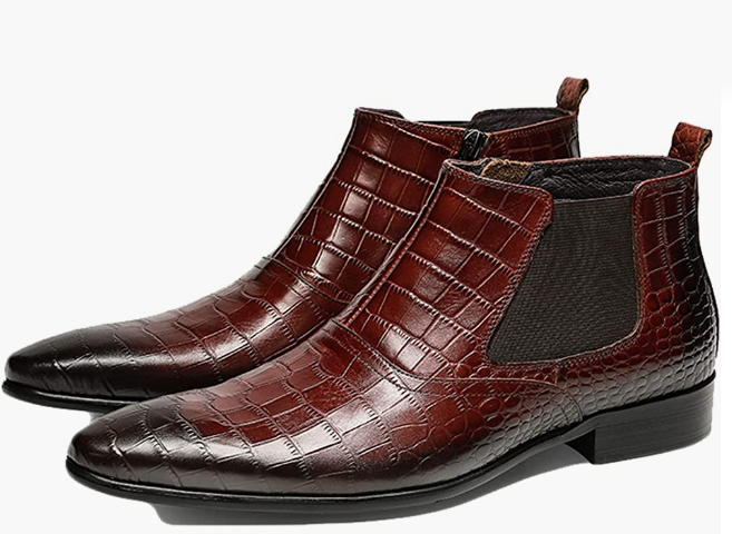 Men original Leather Boots