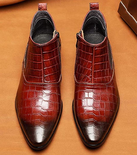 Men original Leather Boots