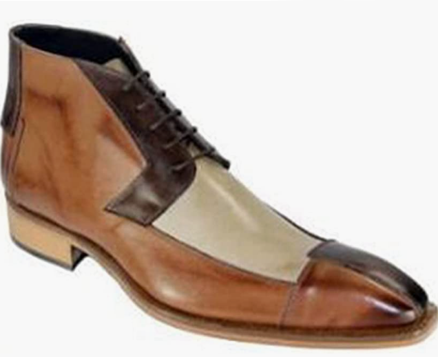 rare Pointed Toe real Leather Boots Waterproof shoes