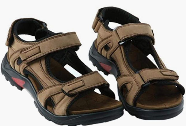 Men's REAL Leather Strap Sandal