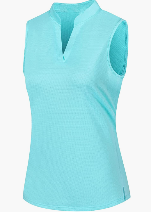 Womens Sleeveless Shirt Lightweight Sport Top