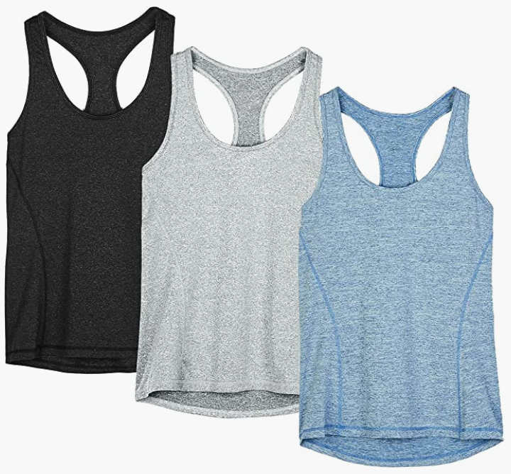 Workout Tops for Women - Athletic Yoga Tops, Running Exercise and Gym
