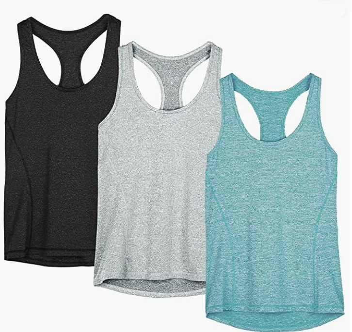 Workout Tops for Women - Athletic Yoga Tops, Running Exercise and Gym
