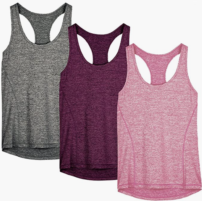Workout Tops For Women - Athletic Yoga Tops, Running Exercise And Gym