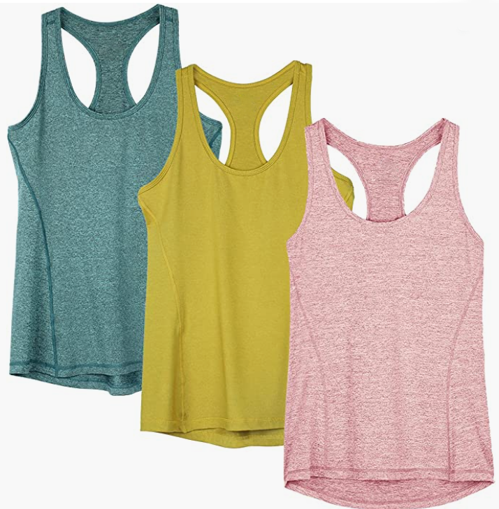 Workout Tops For Women - Athletic Yoga Tops, Running Exercise And Gym