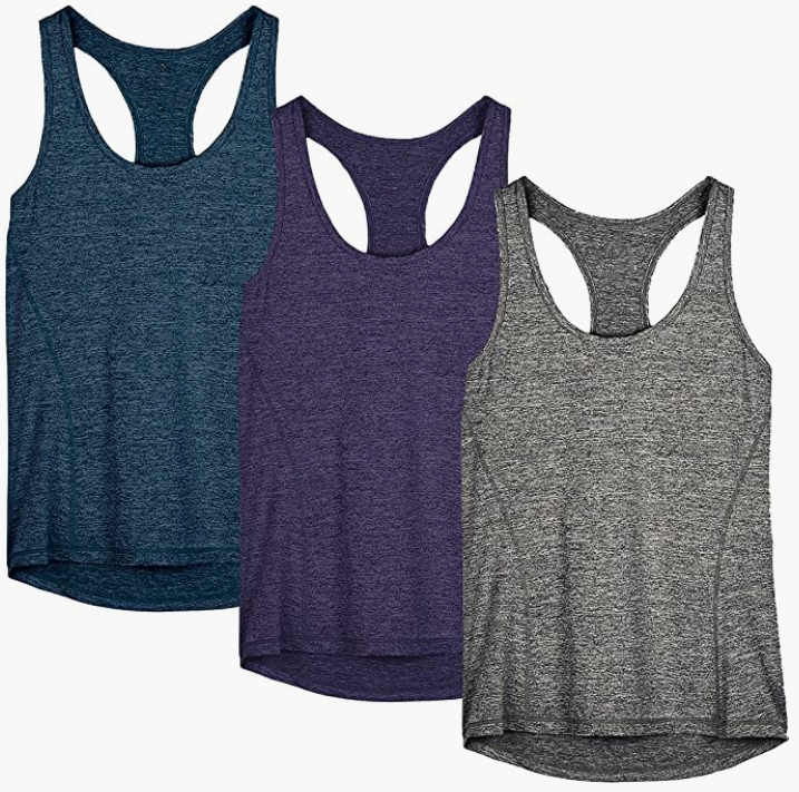 Workout Tops For Women - Athletic Yoga Tops, Running Exercise And Gym