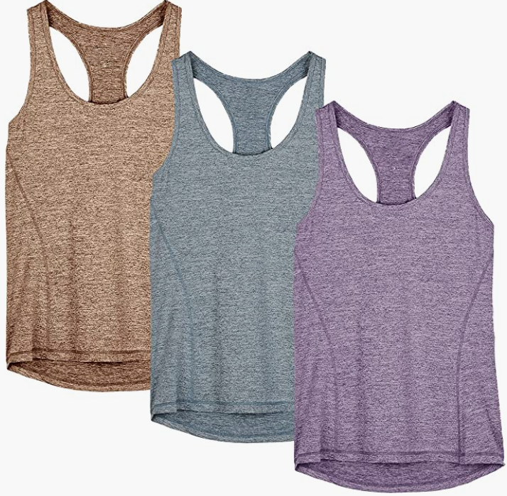 Workout Tops For Women - Athletic Yoga Tops, Running Exercise And Gym