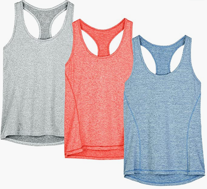 Workout Tops For Women - Athletic Yoga Tops, Running Exercise And Gym