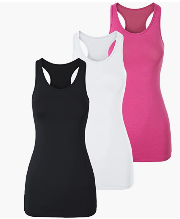 Sleeveless Yoga Shirts Workout Tops 3 Pack