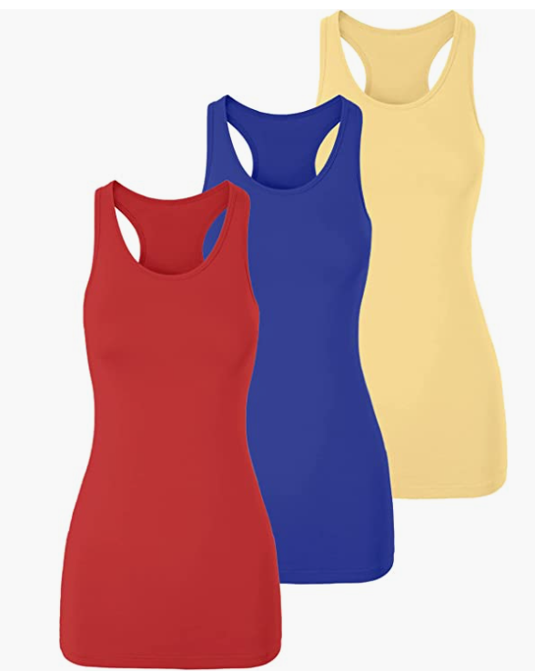 Sleeveless Yoga Shirts Workout Tops 3 Pack
