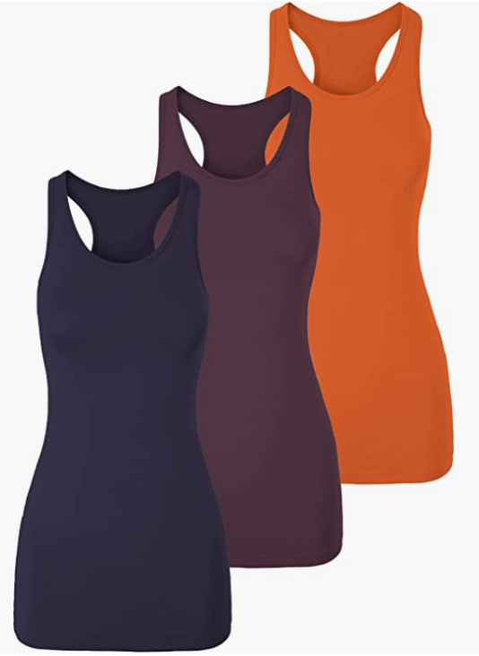 Sleeveless Yoga Shirts Workout Tops 3 Pack
